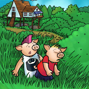 Piggy Peter - Crossing the road. Pg2