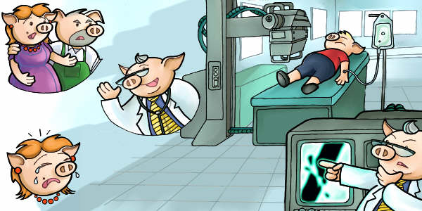 Piggy Peter - Crossing the road. Pg12-13